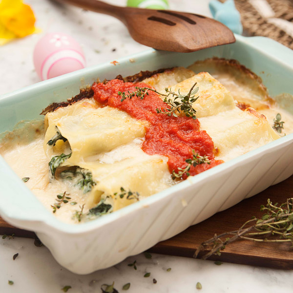 Cannelloni, ricotta, spinaci e pomodoro: la ricetta | Pomodoro Petti