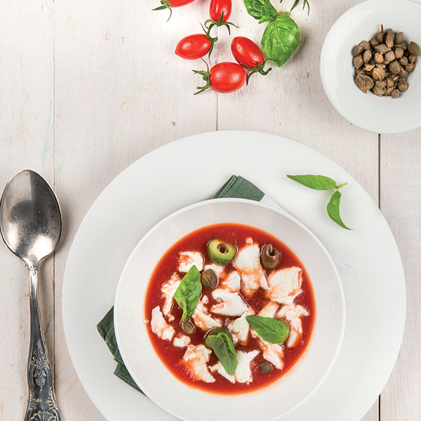 Crema di pomodoro con straccetti di mozzarella di bufala: la ricetta | Pomodoro Petti