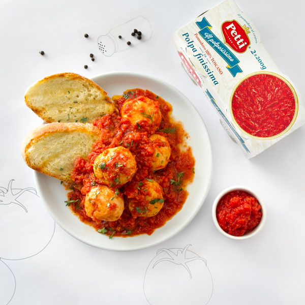 Fish meatballs with Herbs sauce | Petti Tomato - Petti Recipes