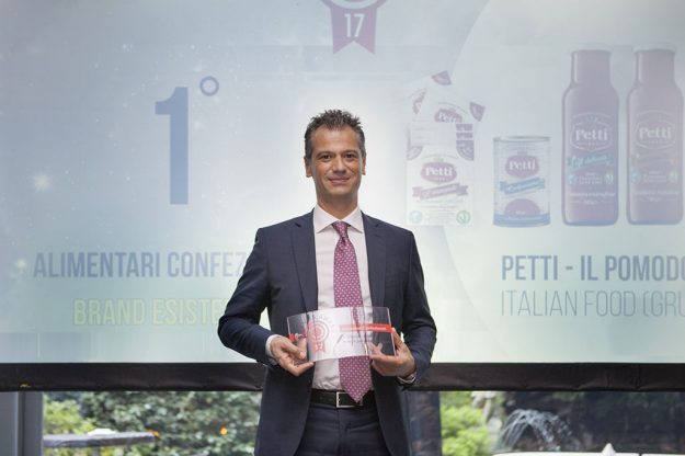 Il Gruppo Petti vince il premio "Brands Awards 2017" - Italian Food - Petti il Pomodoro al centro