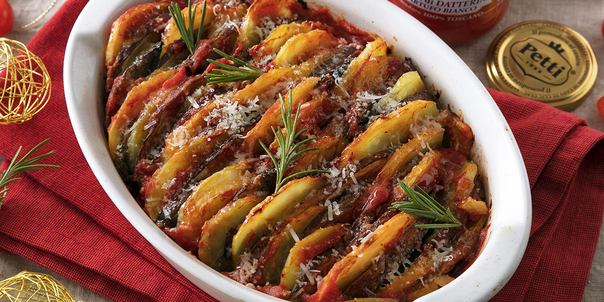 parmigiana patate e funghi