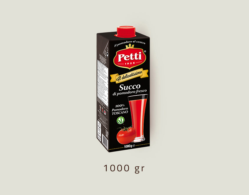 "Il Delicatissimo" - succo di pomodoro fresco: confezione da un litro
