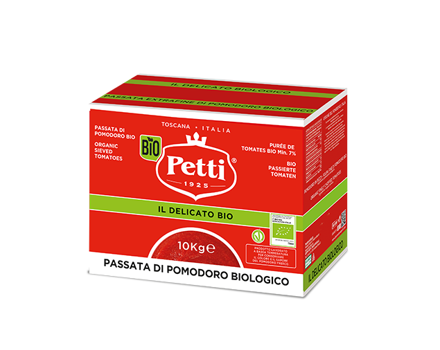 "Il Delicato Bio" Extra Fine Organic sieved tomatoes - Petti Tomato - Food Service