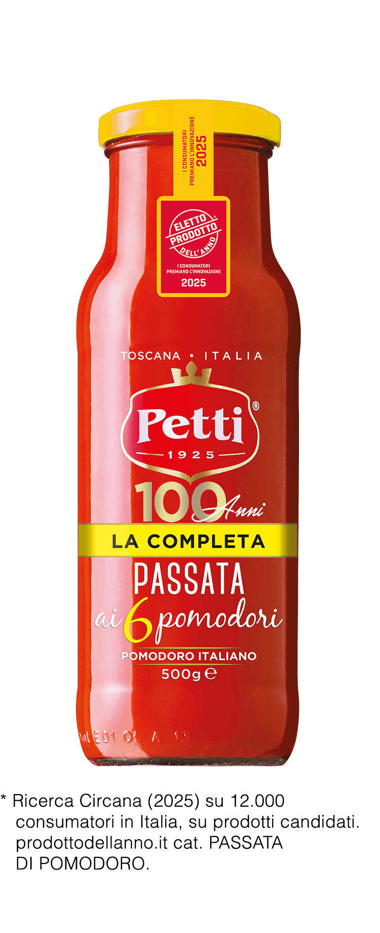 Petti, passata ai 6 pomodori "la completa"